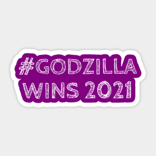 godzilla 2021 Sticker